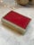 Textile Italian Onyx and Brass Jewelry Box With Velvet Lining, 1960 For Sale - Image 7 of 8