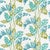 Harlequin Toshiko Fabric in Emerald / Zest / Marine - a Sample For Sale