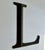 Antique Bronze Letter "L" Hanging Wall Signage For Sale - Image 10 of 15