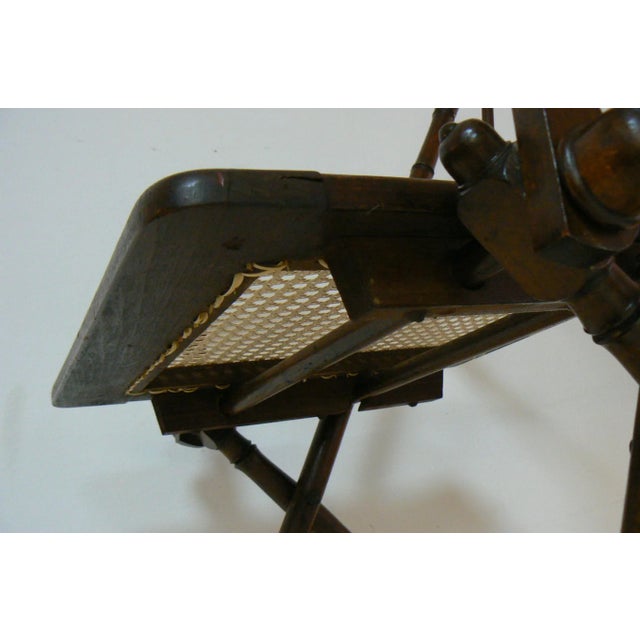 Military General Folding Chair, 1880s For Sale - Image 6 of 16