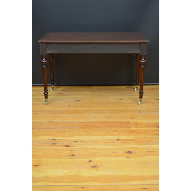 Victorian Mahogany Writing Desk or Dressing Table For Sale - Image 18 of 18
