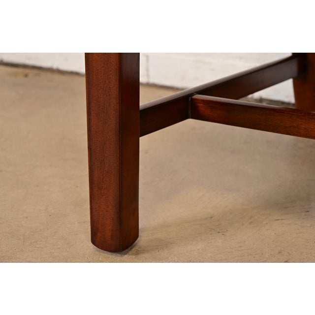 Maitland Smith Georgian Carved Mahogany Dining Chairs, Set of Six For Sale - Image 9 of 13