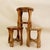Wood Pine Stools, Sweden, 1940s, Set of 3 For Sale - Image 7 of 13