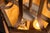 Gold Mid 20th Century Mediterranean Bronze Tone Faux Alabaster Lantern Pendant For Sale - Image 8 of 10
