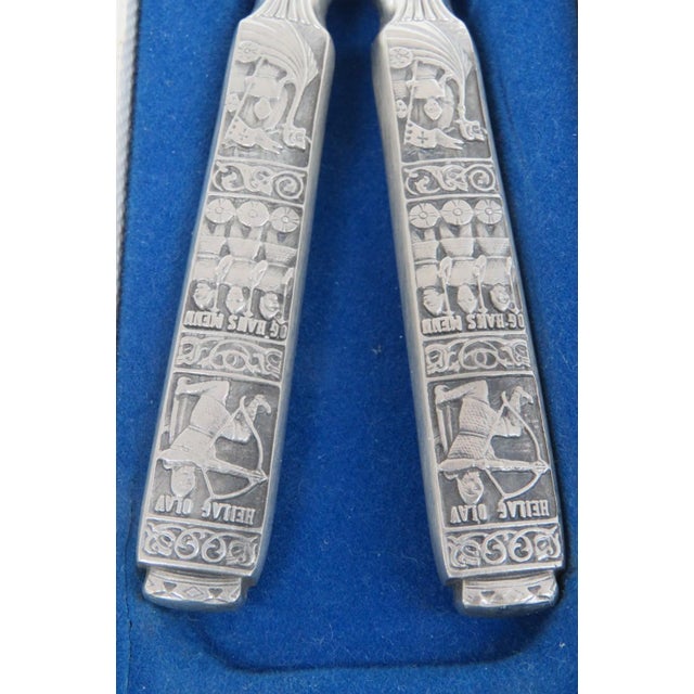 Hardanger Sylvplett Konge Tinn Viking Nutcracker Norwegian Royal Pewter 5097b For Sale - Image 13 of 14