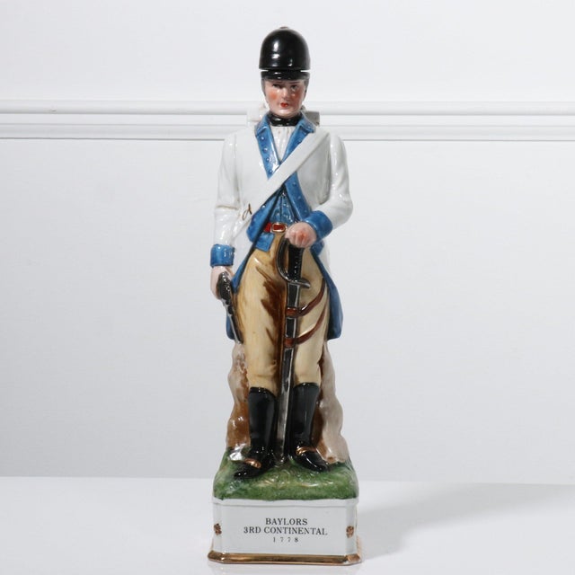 White 1969 Porcelain Soldier Decanter For Sale - Image 8 of 8