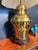 Asian Mid Century Oversized Brass Table Lamp For Sale - Image 3 of 6
