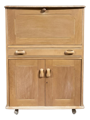 Vintage Secretaire in Oak