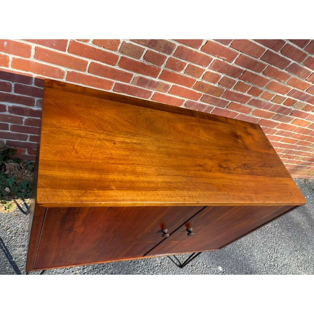 1960s 1960s Mid Century Danish Style Teak Media & Vinyl Record Cabinet For Sale - Image 5 of 15