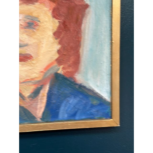 Bengt Delefors, Portrait, 1950s, Oil Painting on Canvas, Framed For Sale - Image 5 of 18