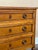 Antique French Commode Chest of Drawers Louis XVI Walnut Brass C1940 For Sale - Image 11 of 18