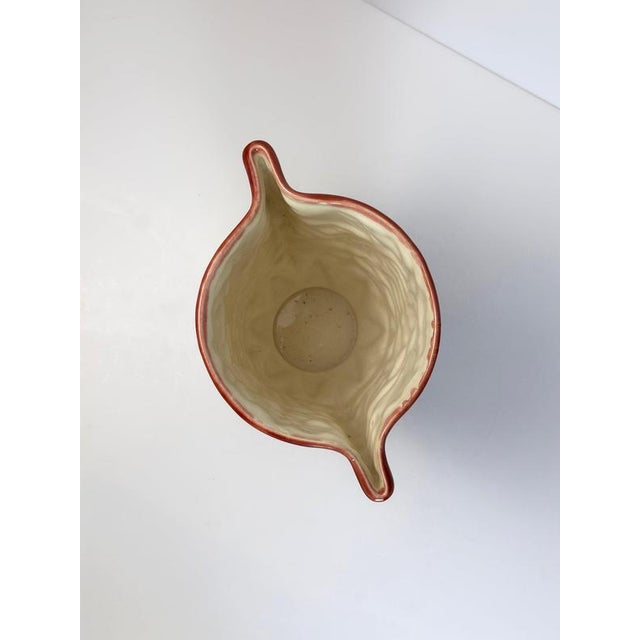 Ceramic Art Deco Red Glazed Ceramic Model 656 Vase attributed to Beswick, England, 1930s For Sale - Image 7 of 10