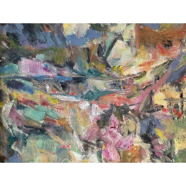 2020s Contemporary Abstract Oil Painting, Framed For Sale - Image 5 of 8