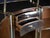 Wood Curved Cocktail Bar in Black and White Murano Glass and Brass from Justfurnituress SRL For Sale - Image 7 of 10