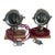Vintage French "Summa" Headlight Lamps – Industrial Mid Century Modern Statement - a Pair For Sale
