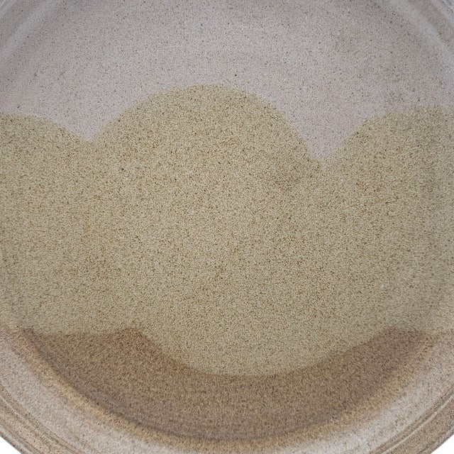 Herb Roth Wild River Studio Stoneware Charger Plate 14" For Sale In San Francisco - Image 6 of 10