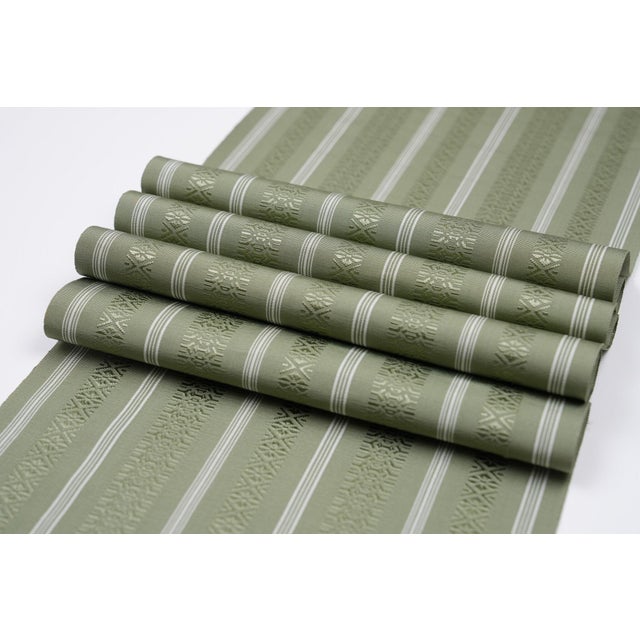 Japanese Ceremonial Silk Table Runner by Renaras For Sale - Image 4 of 6