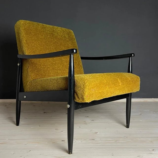 Mid-Century Armchair, Yugoslavia, 1970s For Sale - Image 4 of 13