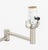 Early 21st Century Contemporary Silver-Tone Metal Desk Lamps, 2 For Sale - Image 5 of 7
