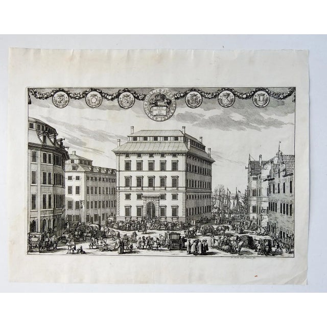 Baroque Antique 1702 Swedish Baroque Architectural Etchings - Set of 3 For Sale - Image 3 of 9