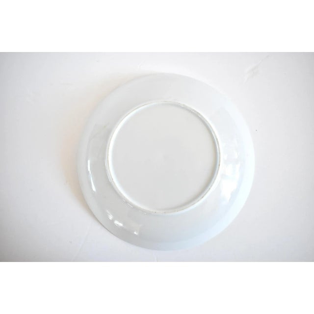 Ceramic Armorial Porcelain Dish With Heraldic Crest For Sale - Image 7 of 8