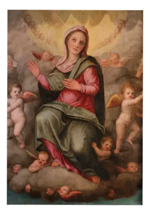 Giovanni Balducci Detto Il Cosci, Madonna in Glory Among the Angels, 1600, Oil on Board