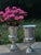Pair of Large Pedestal Urn Lamps Polished Aluminum Made in India For Sale In Boston - Image 6 of 8