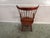 1980s Duckloe Solid Cherry Fan Back Windsor Arm Chair For Sale - Image 5 of 6