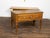 Wood French Louis XVI Style 19th Century Walnut Table with Single Carved Drawer For Sale - Image 7 of 12