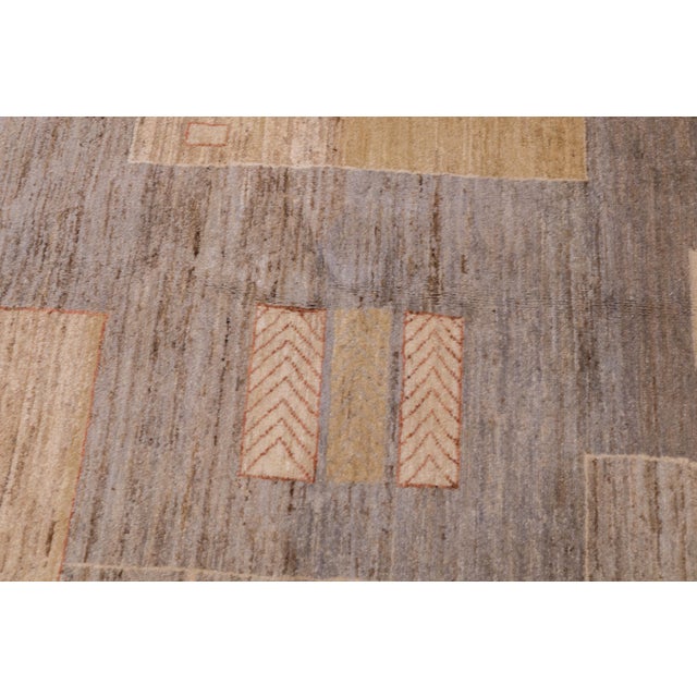 Contemporary Gabbeh Rug 4'10'' X 6'6'' For Sale - Image 9 of 11
