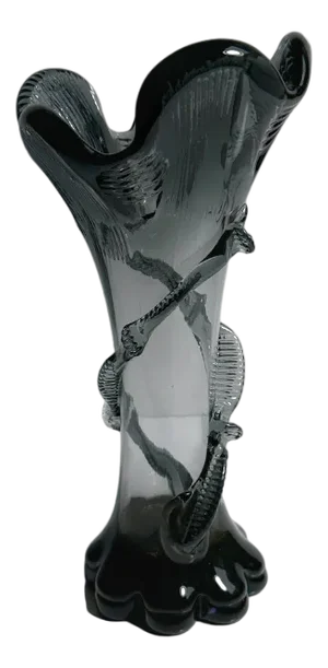 Art Nouveau Glass Vase by Franz Welz for Loetz Glass, 1890s