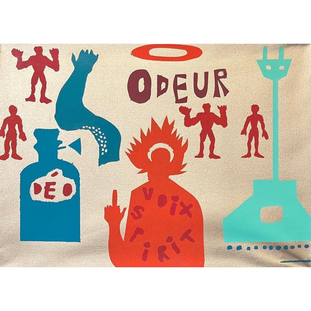 Alexandre Schaller, Essence of Being, Acrylic on Canvas, 1993 For Sale - Image 9 of 9