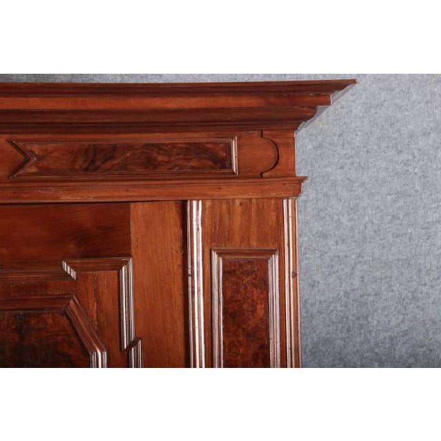 Antique Baroque Cabinet in Walnut, 1750s For Sale - Image 10 of 18