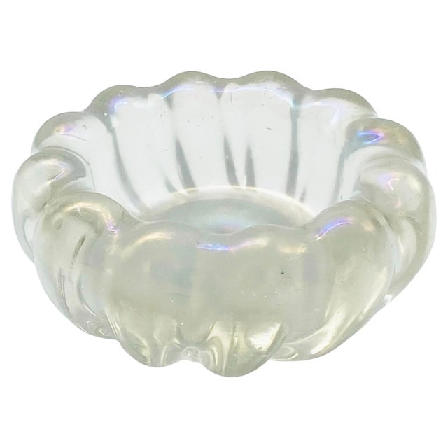 Italian Iridescent Glass Bowl by Ercole Barovier for Barovier & Toso, 1948 For Sale - Image 6 of 6