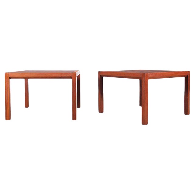Teak Coffee Tables by Rolf Middelboe & Gorm Lindum for Traenekaer, 1974, Set of 2 For Sale