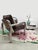 Chrome Armchair in Velvet Brown by Hkliving For Sale - Image 4 of 7
