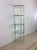 Brass Mid Century Brass and Glass Display Shelf For Sale - Image 8 of 11