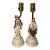 Vintage Porcelain "Colonial Couple" or "Victorian Courting Couple" Boudoir Vanity Lamps - a Pair For Sale