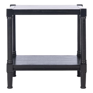 Rafiki Rectangle Accent Table in Black For Sale