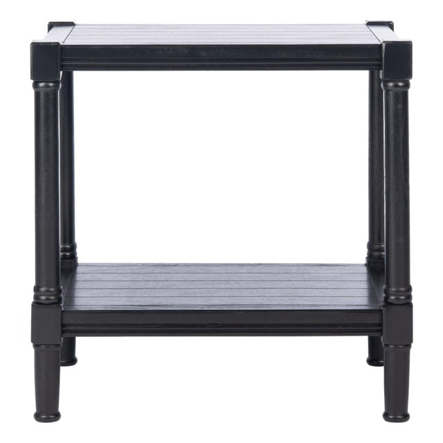 Rafiki Rectangle Accent Table in Black For Sale