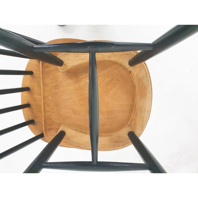 Set of Spindle Back Chairs, the Netherlands, 1960s For Sale - Image 3 of 10