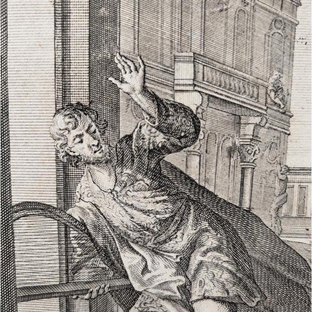 Maarten De Vos and Aegidius Sadeler II, The Story of Saul and David, Burin Engraving on Paper, Framed For Sale - Image 4 of 9