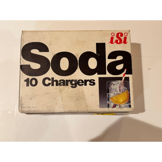 Vintage Classic Soda Siphon Seltzer Glass Bottle With Wire Mesh For Sale - Image 16 of 18