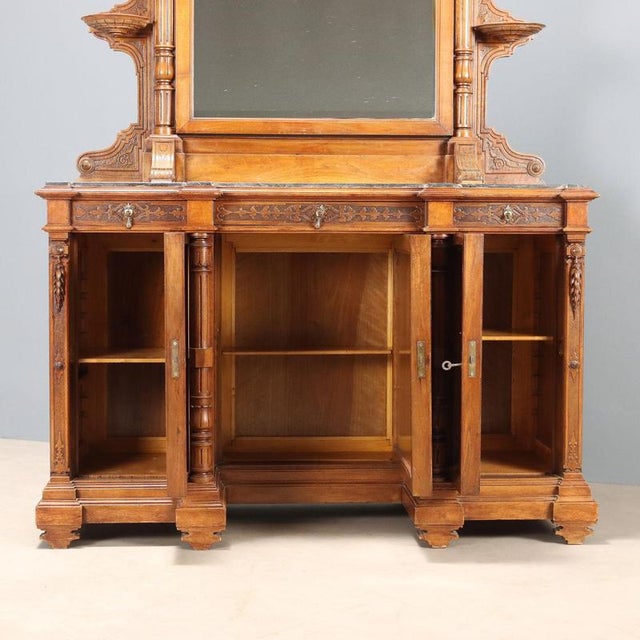 Umbertina Open Dressing Table in Walnut For Sale - Image 3 of 15