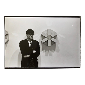 Fred McDarrah, Vintage Print Silver Gelatin Signed Photograph Robert Smithson Land Art Artist, 1966
