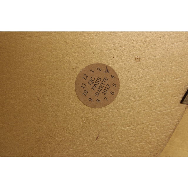 Federal Style Convex Glass Gold Finish Round Mirror For Sale - Image 14 of 15