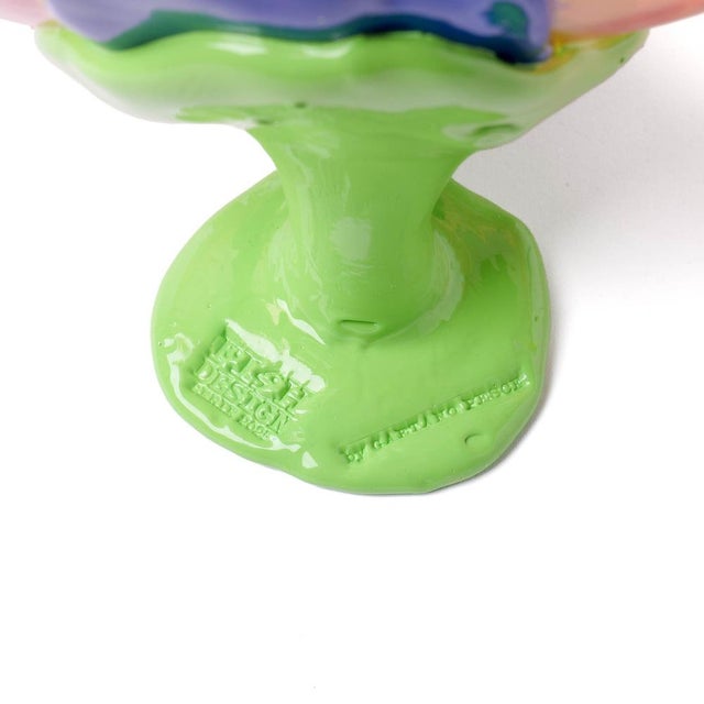 Plastic Collina Vase in Clear Light by Gaetano Pesce for Fish Design For Sale - Image 7 of 10