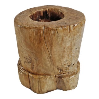 Vintage Rustic Javanese Rice Pounder For Sale