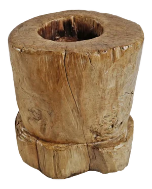 Vintage Rustic Javanese Rice Pounder
