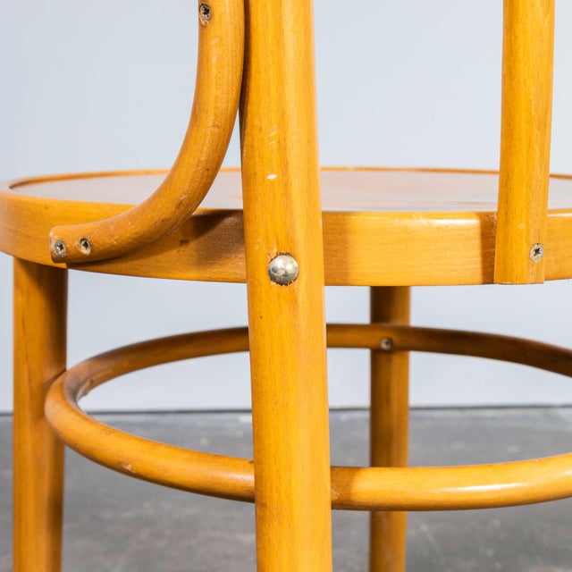 1960s Vintage Bentwood Dining Chairs, 1970s, Set of 6 For Sale - Image 5 of 11